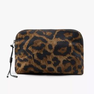 NWT/ Zara Leopard Print Pouch